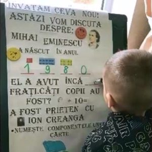 Activitatea de comemorare a marelui poet al neamului, Mihai Eminescu!